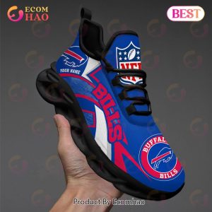 NFL Buffalo Bills Custom Name Personalized Max Soul Chunky Sneakers