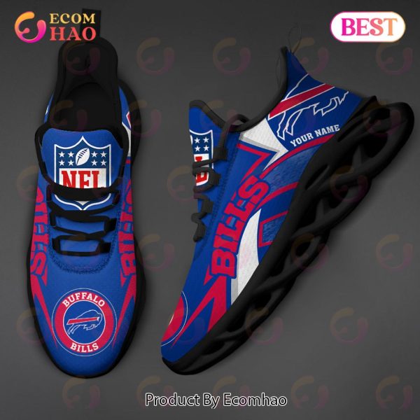 NFL Buffalo Bills Custom Name Personalized Max Soul Chunky Sneakers