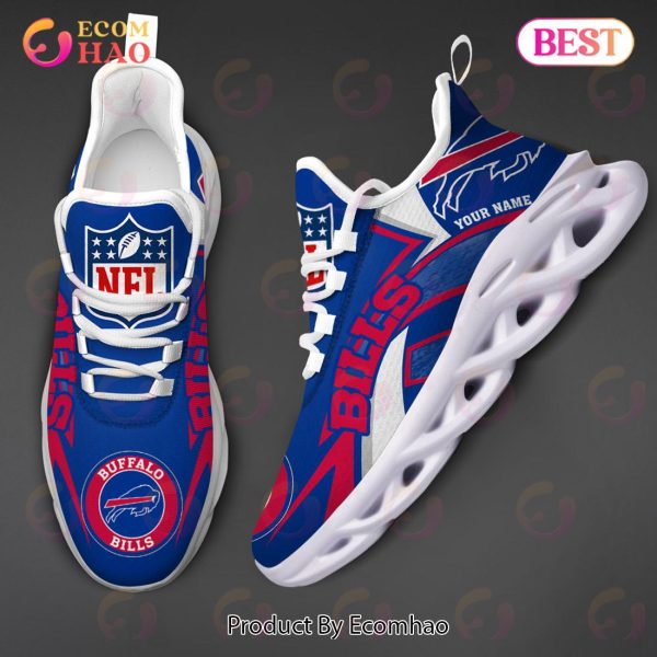 NFL Buffalo Bills Custom Name Personalized Max Soul Chunky Sneakers
