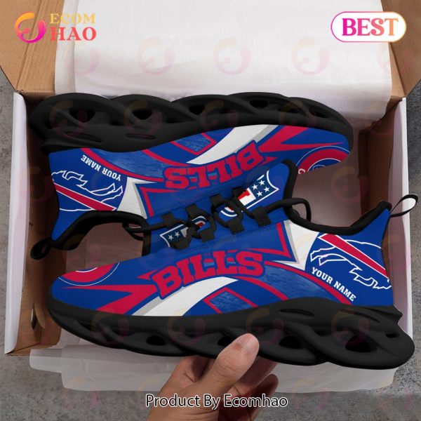 NFL Buffalo Bills Custom Name Personalized Max Soul Chunky Sneakers