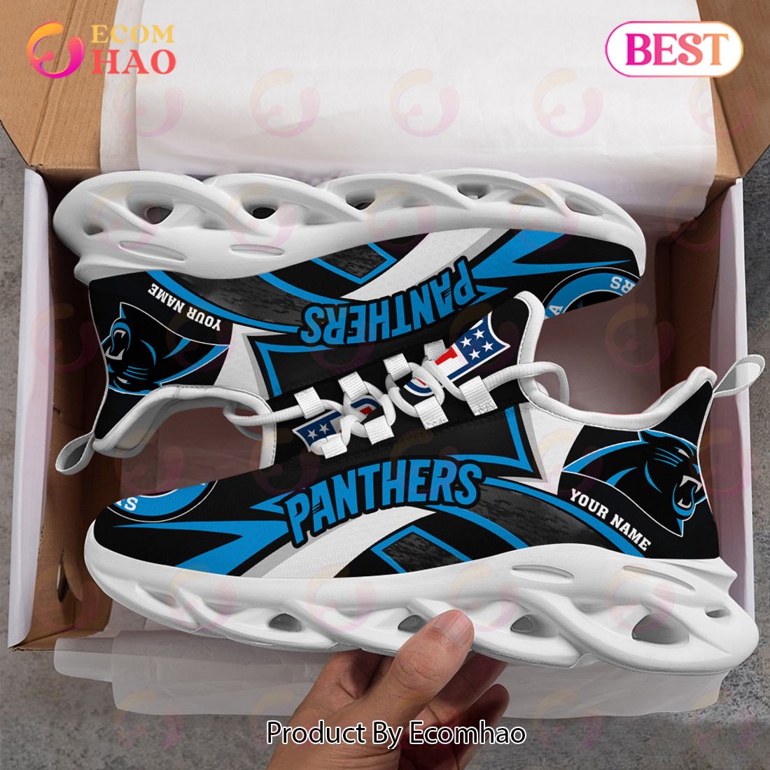 NFL Buffalo Bills Custom Name Personalized Max Soul Chunky Sneakers