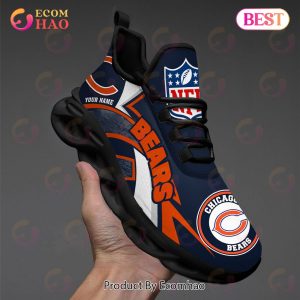 NFL Chicago Bears Custom Name Personalized Max Soul Chunky Sneakers