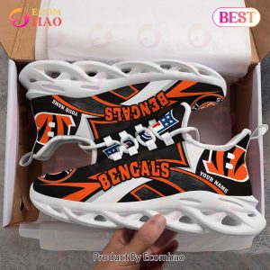 NFL Cincinnati Bengals Custom Name Personalized Max Soul Chunky Sneakers