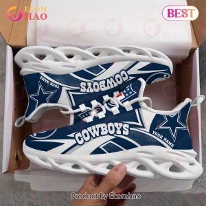 NFL Dallas Cowboys Custom Name Personalized Max Soul Chunky Sneakers