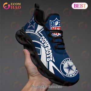NFL Dallas Cowboys Custom Name Personalized Max Soul Chunky Sneakers