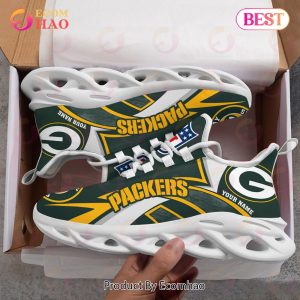 NFL Green Bay Packers Custom Name Personalized Max Soul Chunky Sneakers