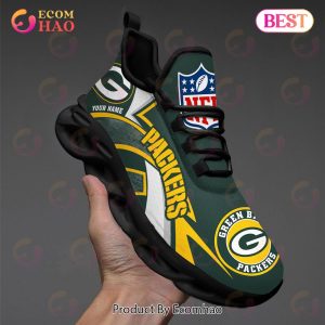 NFL Green Bay Packers Custom Name Personalized Max Soul Chunky Sneakers