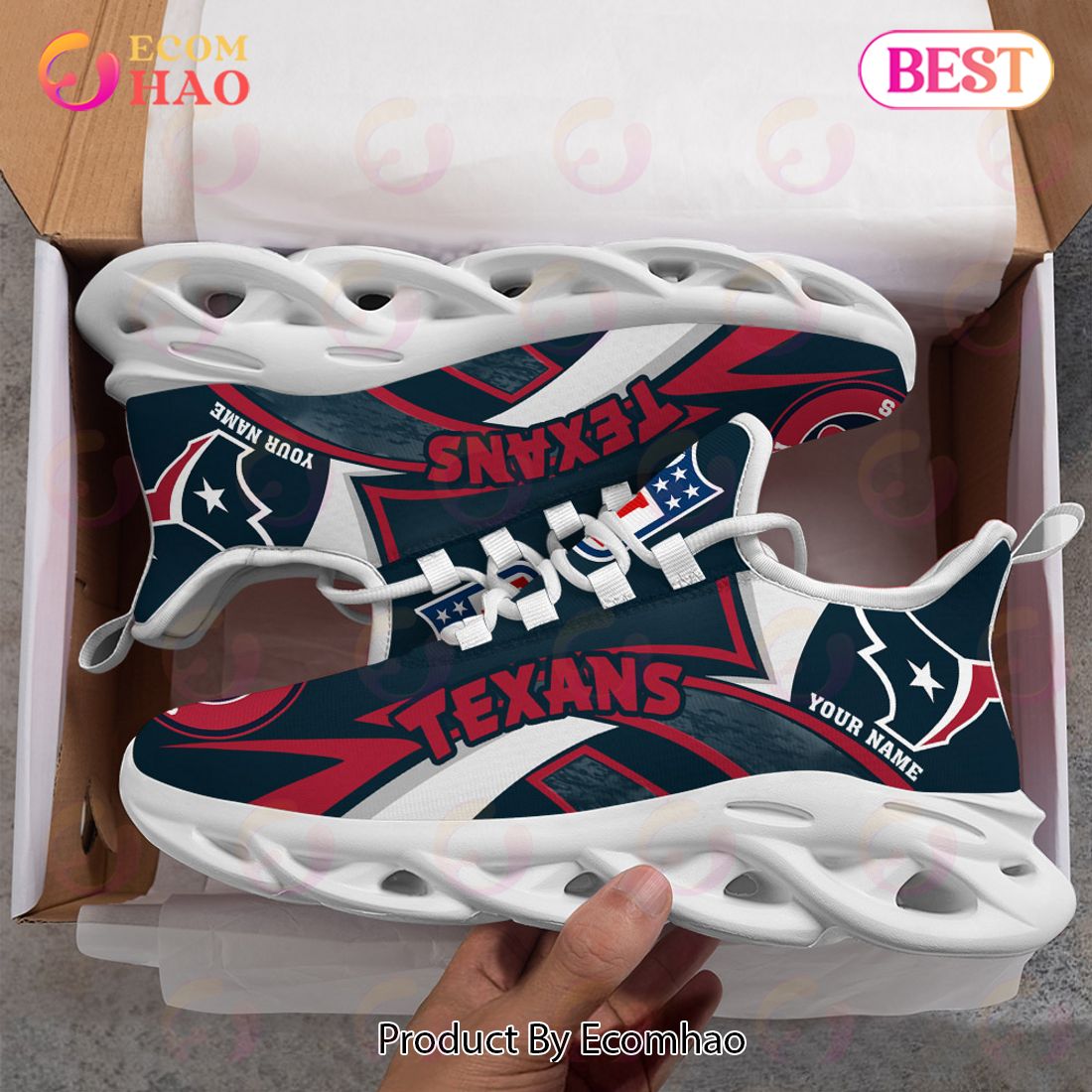 NFL Jacksonville Jaguars Custom Name Personalized Max Soul Chunky Sneakers