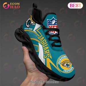NFL Jacksonville Jaguars Custom Name Personalized Max Soul Chunky Sneakers