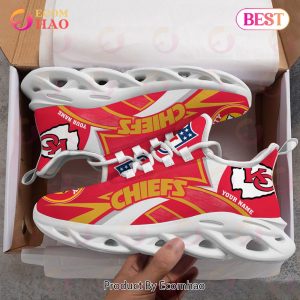 NFL Kansas City Chiefs Custom Name Personalized Max Soul Chunky Sneakers