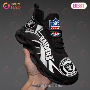 NFL Las Vegas Raiders Custom Name Personalized Max Soul Chunky Sneakers