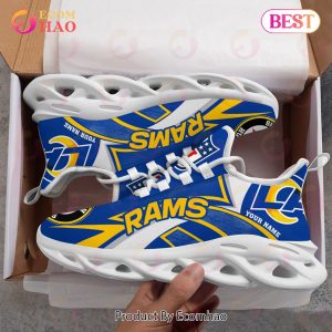 NFL Los Angeles Rams Custom Name Personalized Max Soul Chunky Sneakers