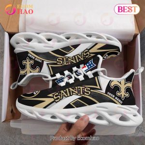 NFL New Orleans Saints Custom Name Personalized Max Soul Chunky Sneakers