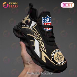 NFL New Orleans Saints Custom Name Personalized Max Soul Chunky Sneakers