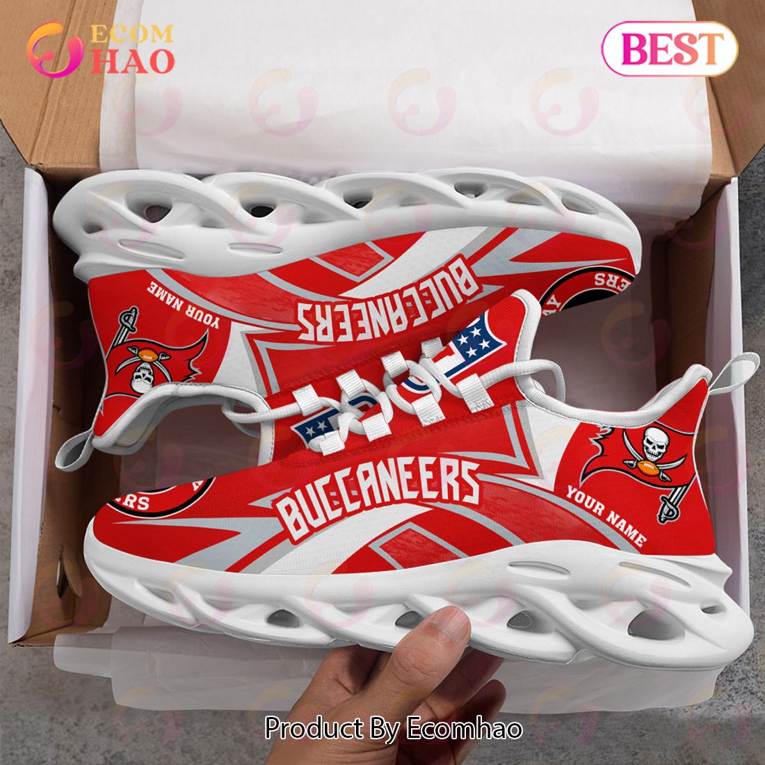 NFL Tennessee Titans Custom Name Personalized Max Soul Chunky Sneakers