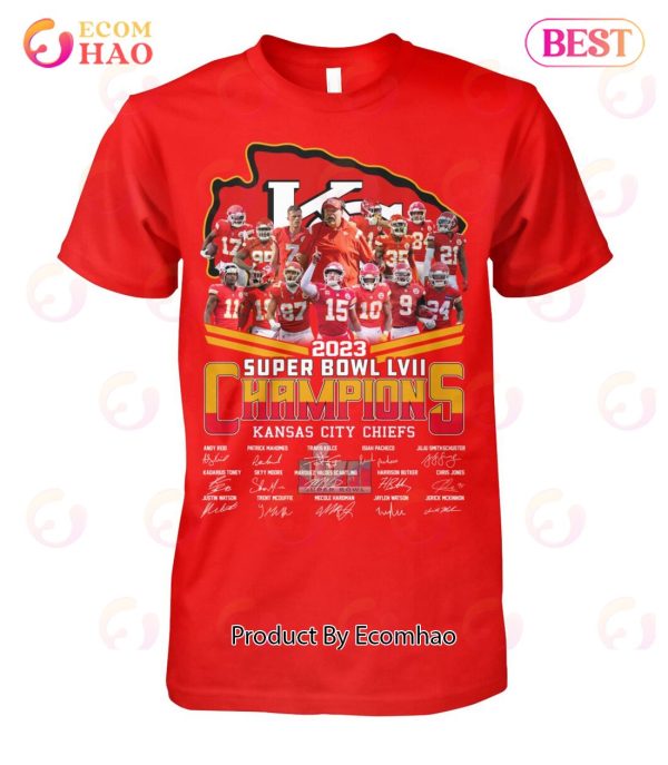 2023 Super Bowl LVII Champions Kansas City Chiefs T-Shirt