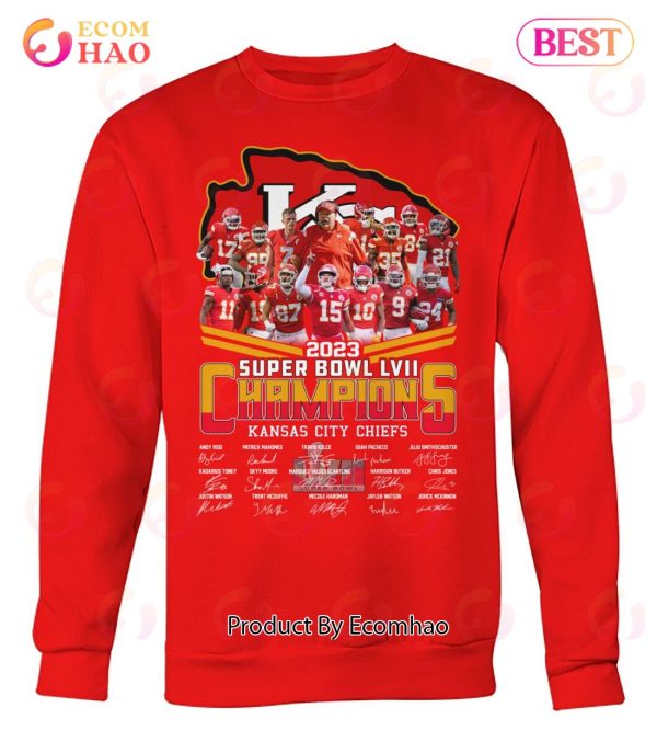 2023 Super Bowl LVII Champions Kansas City Chiefs T-Shirt