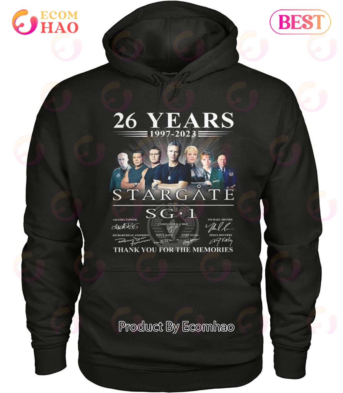 26 Years 1997 – 2023 Stargate SG-1 Thank You For The Memories T-Shirt