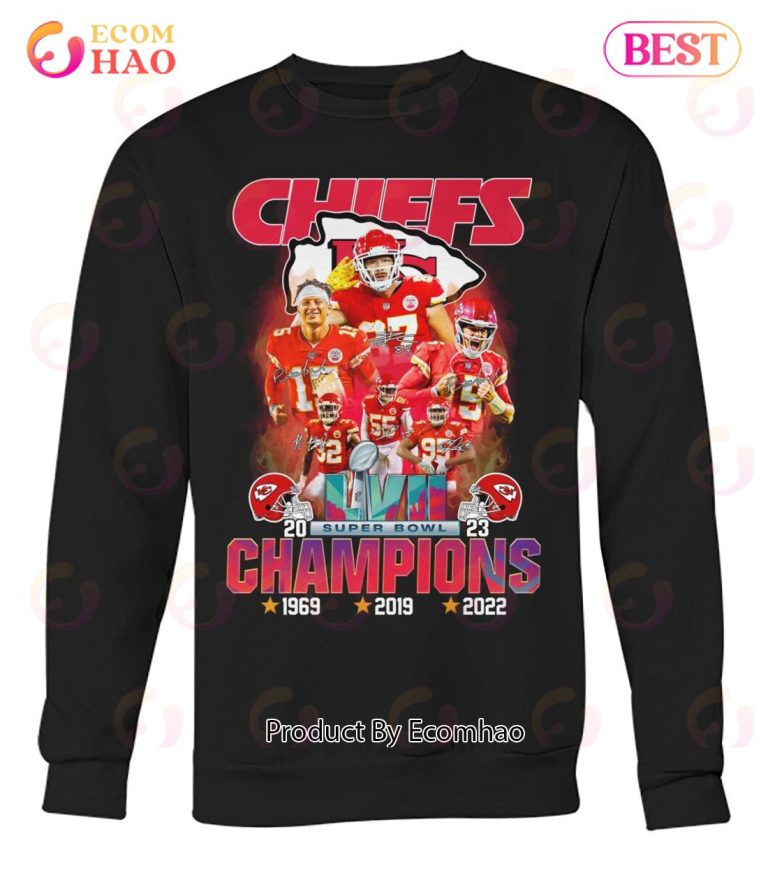 Chiefs Super Bowl LVII 2023 Champions T-Shirt - Ecomhao Store