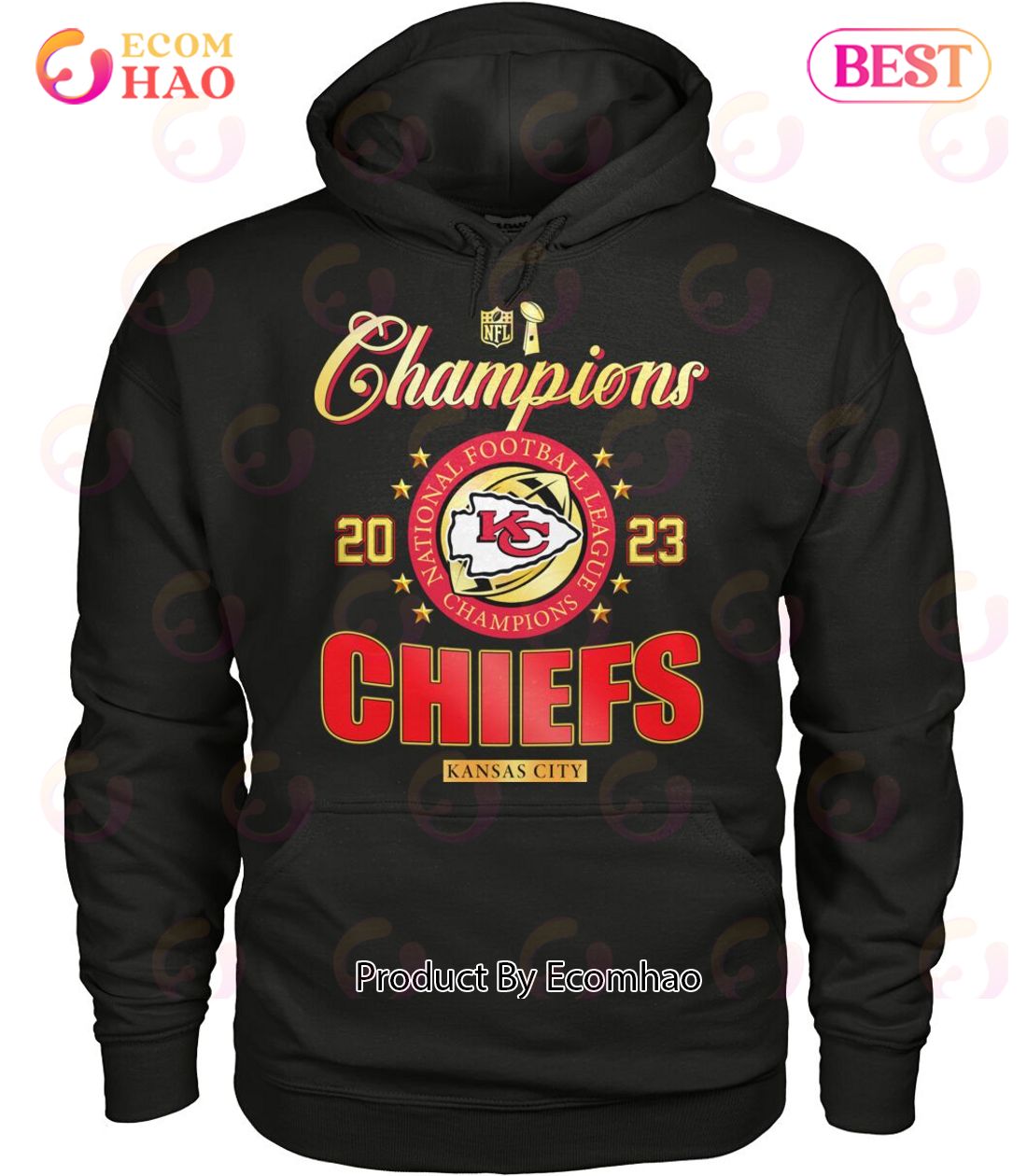 NFL Champions 2023 Kansas City Chiefs T-Shirt