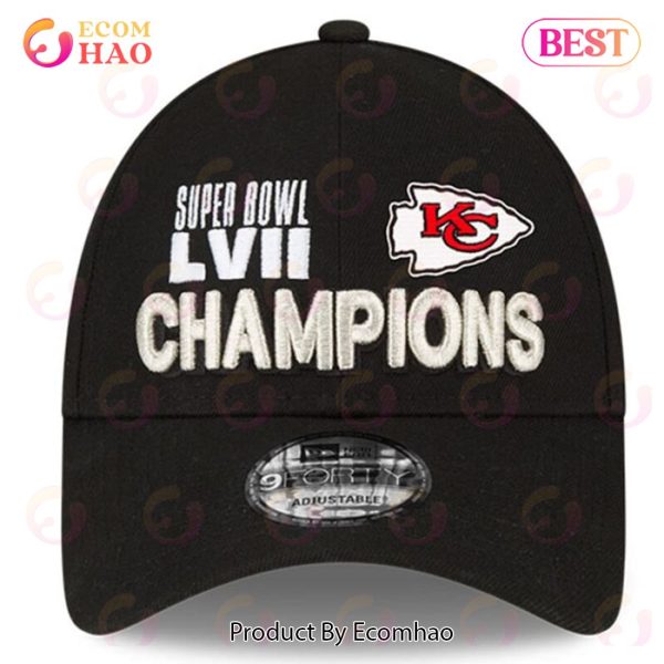 Super Bowl LVII Champions Kansas City Chiefs 9Forty Black Cap