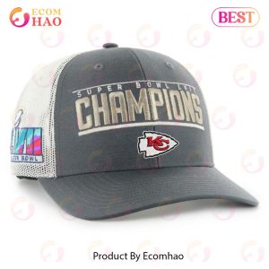 Super Bowl LVII Champions Kansas City Chiefs Grey Cap