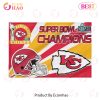 Kansas City Chiefs Super Bowl LVII Championship House Flag