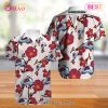 SALE NHL Chicago Blackhawks Hawaiian Shirt Big Floral Button Up