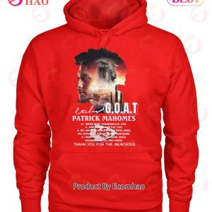 Patrick Mahomes G.O.A.T Thank You For The Memories T-Shirt