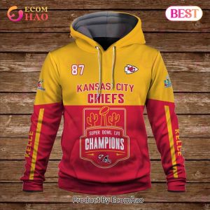 Travis Kelce 87 Kansas City Chiefs Super Bowl Champion 2023 Know Your Role And Shut Your Mouth Unisex 3D Hoodie