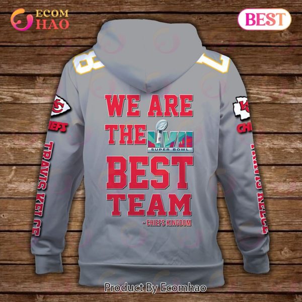Travis Kelce 87 Kelce Bowl We Are The Best Team Kansas City Chiefs Super Bowl Champion 2023 Unisex 3D Hoodie