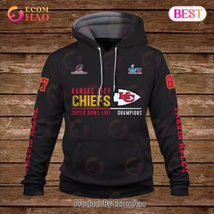 Travis Kelce Run It Back Defend The Kingdom Kansas City Chiefs Super Bowl Champion 2023 Unisex 3D Hoodie