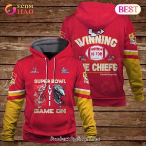 Winning Is For The Chiefs Kansas City Chiefs Super Bowl Champion 2023 Game On Unisex 3D Hoodie