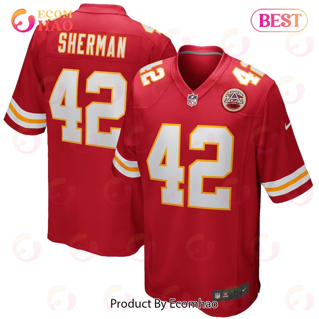 Anthony Sherman Kansas City Chiefs Nike Team Game Jersey – Red Luxury Items