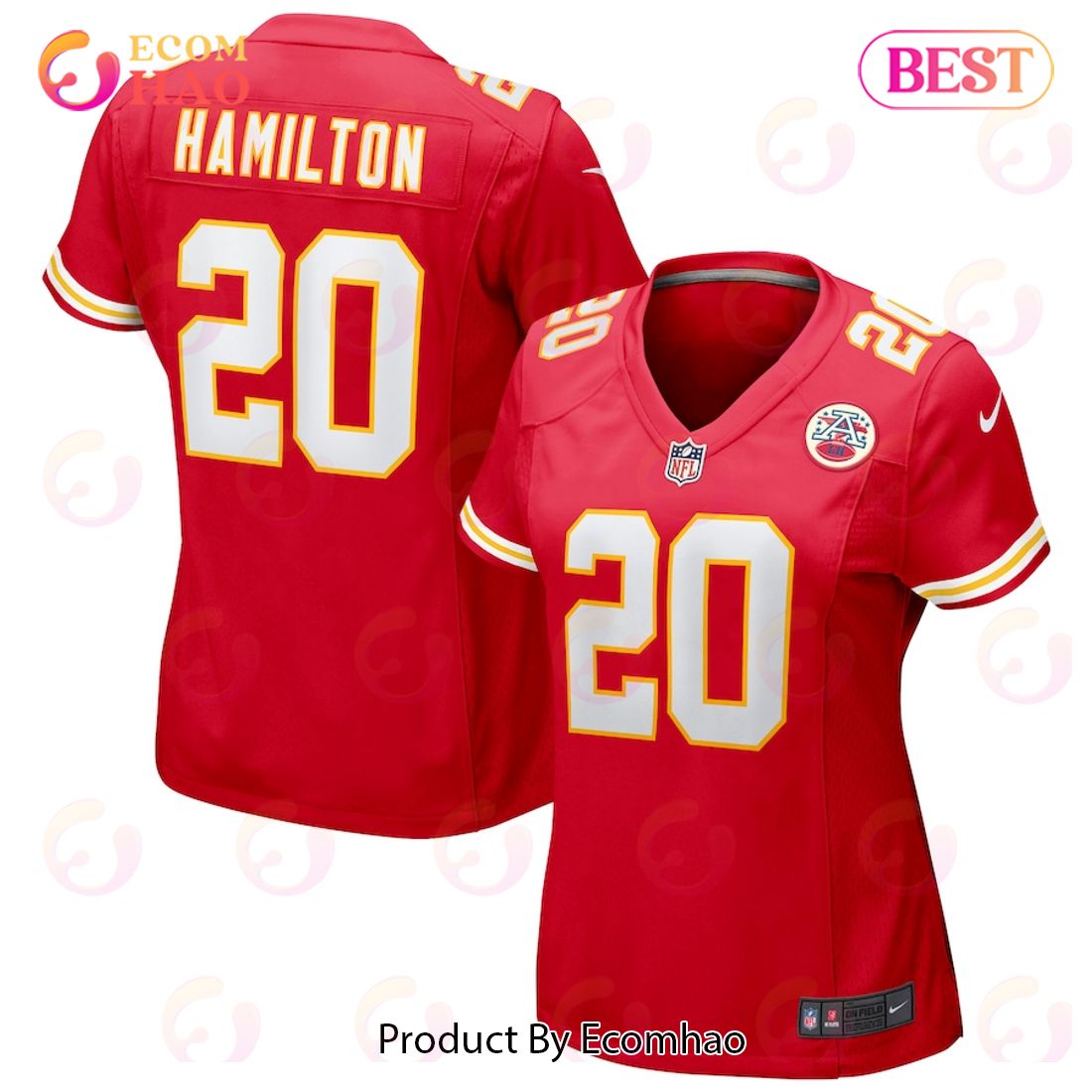 Antonio Hamilton Kansas City Chiefs Nike Women's Game Jersey - Red Luxury Items