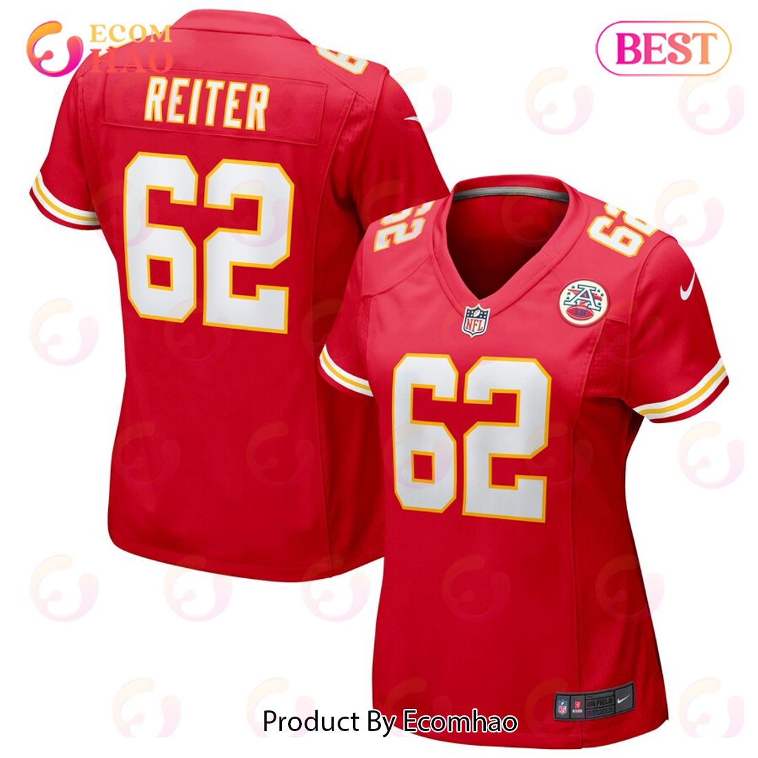 Austin Reiter Kansas City Chiefs Nike Women's Game Jersey - Red Luxury Items