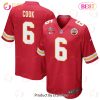 Brandon Williams 66 Kansas City Chiefs Super Bowl LVII Champions 3 Stars Men Game Jersey – White