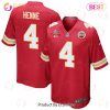 Chad Henne 4 Kansas City Chiefs Super Bowl LVII Champions 3 Stars Men Game Jersey – White