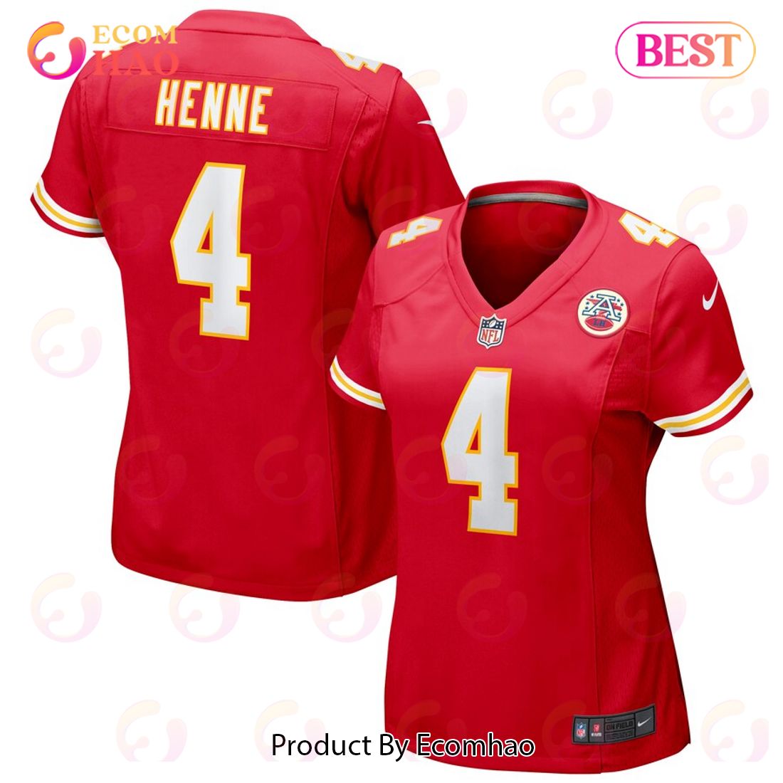 Chad Henne Kansas City Chiefs Nike Women’s Game Jersey – Red Luxury Items