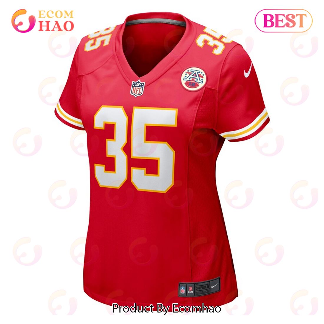 Charvarius Ward Kansas City Chiefs Nike Women’s Game Jersey – Red Luxury Items