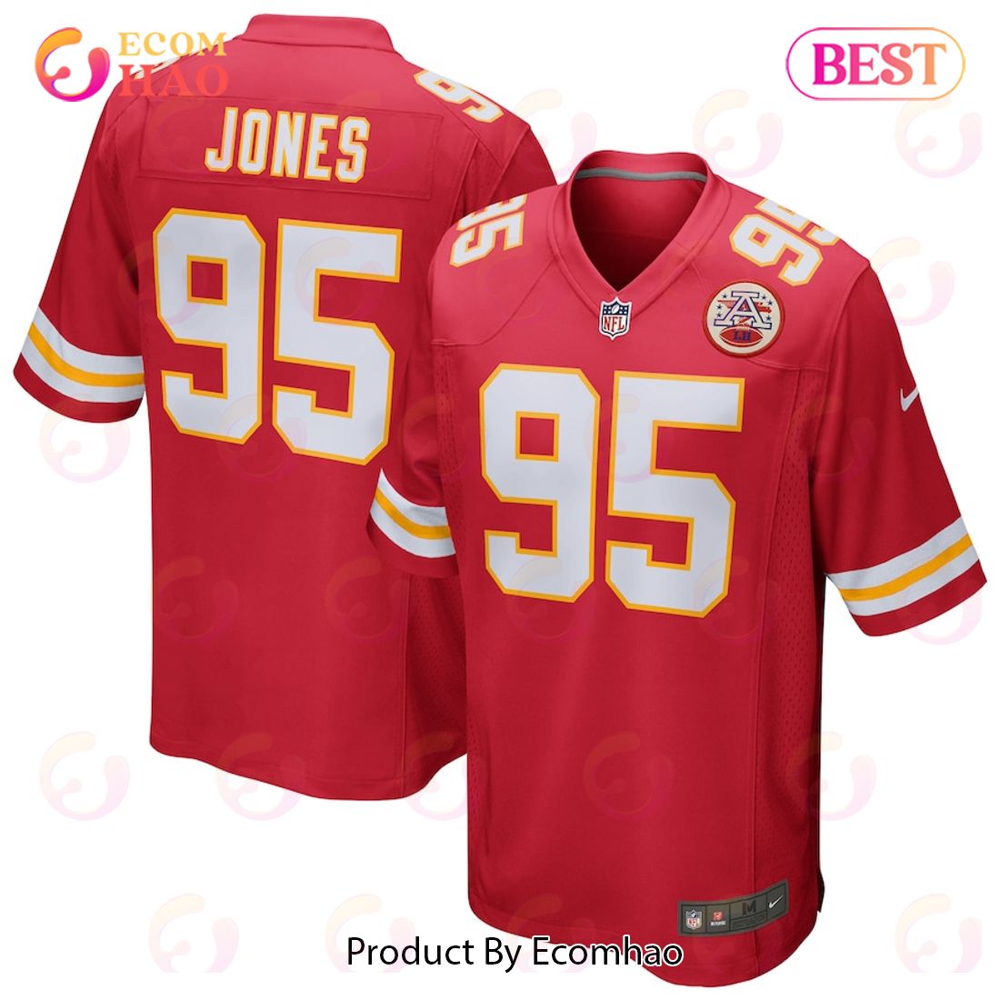 Chris Jones Kansas City Chiefs Nike Game Jersey – Red Luxury Items