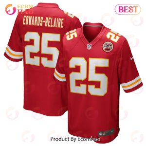Clyde Edwards-Helaire Kansas City Chiefs Nike 2023 NFL Draft First Round Pick Game Jersey – Red
