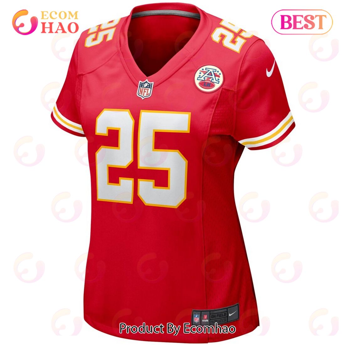 Clyde Edwards-Helaire Kansas City Chiefs Nike Women’s Player Game Team Jersey – Red Luxury Items