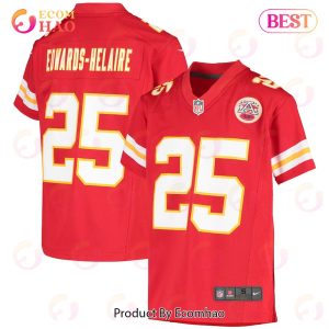 Clyde Edwards-Helaire Kansas City Chiefs Nike Youth Team Game Jersey – Red