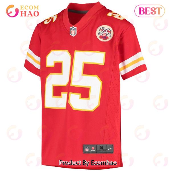 Clyde Edwards-Helaire Kansas City Chiefs Nike Youth Team Game Jersey – Red