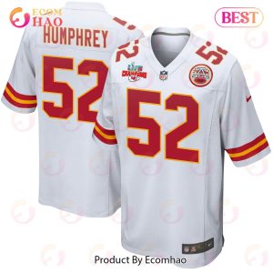 Nike Creed Humphrey Red Kansas City Chiefs Super Bowl Lvii Patch Game Jersey  for Men