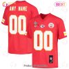 Custom Kansas City Chiefs Super Bowl LVII Champions 3 Stars Men Game Jersey – White