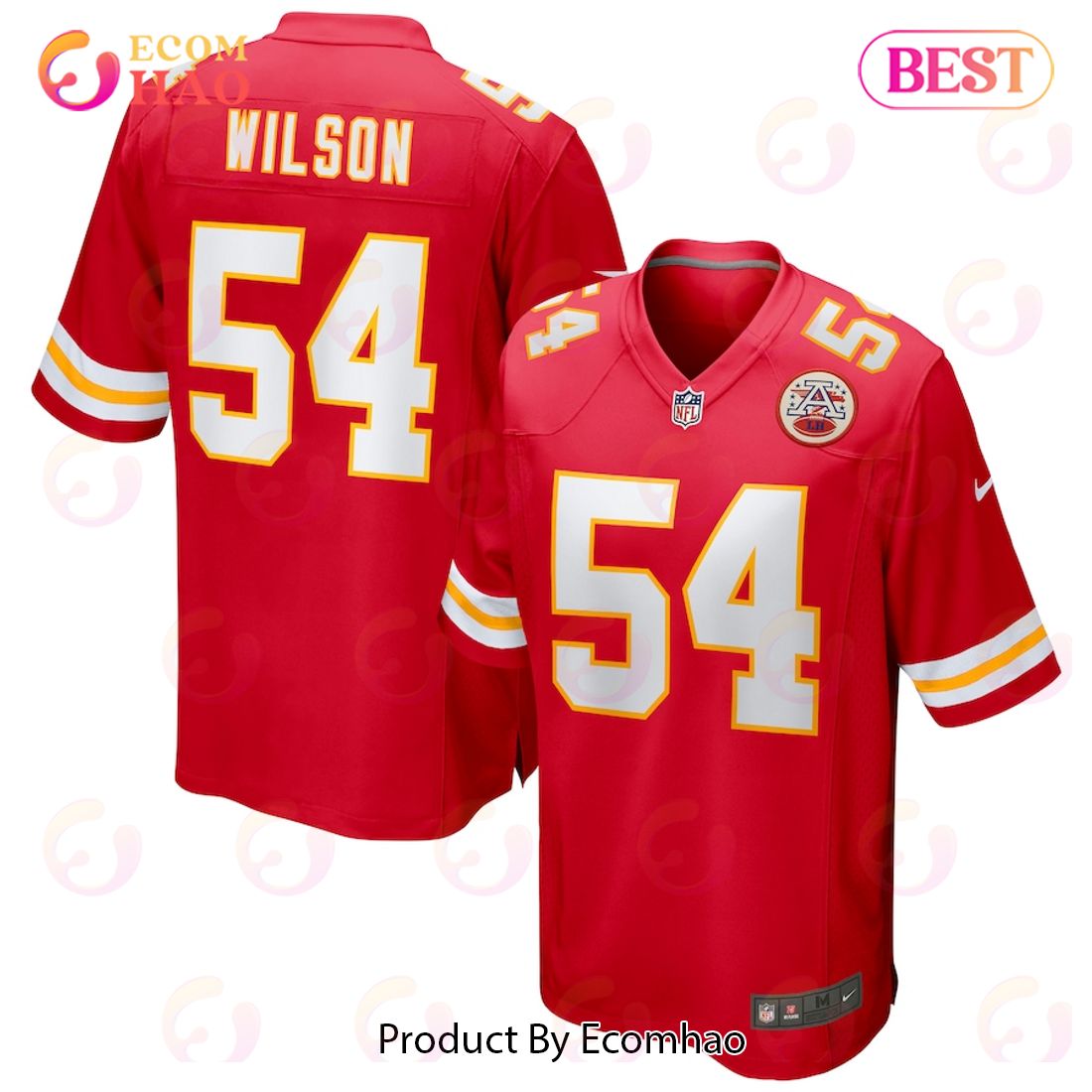 Damien Wilson Kansas City Chiefs Nike Game Jersey – Red Luxury Items