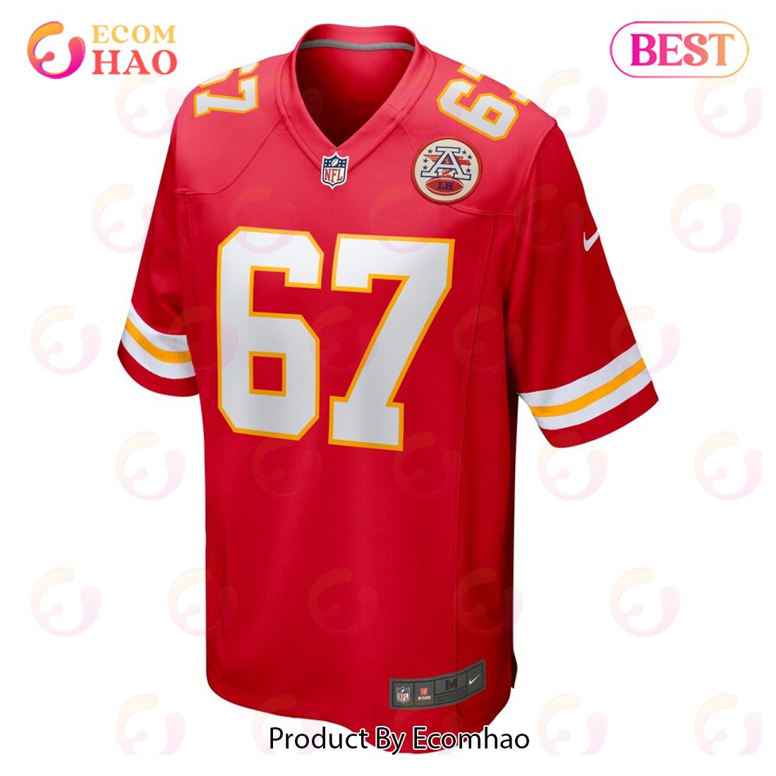 Daniel Kilgore Kansas City Chiefs Nike Game Jersey – Red Luxury Items