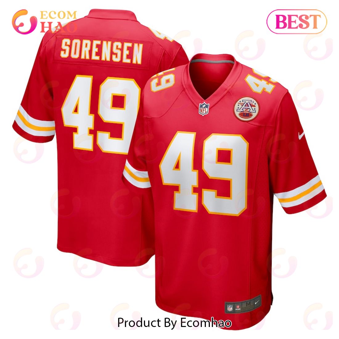 Daniel Sorensen Kansas City Chiefs Nike Game Jersey – Red Luxury Items